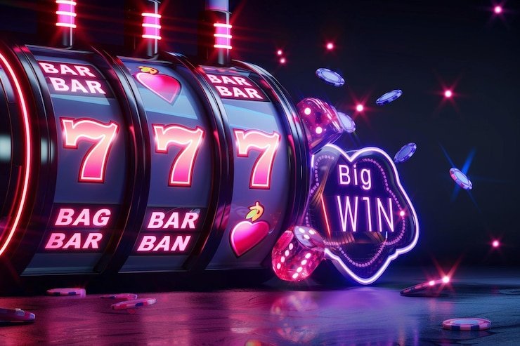 Meja blackjack live dengan dealer dan pemain di layar rimbaslot
